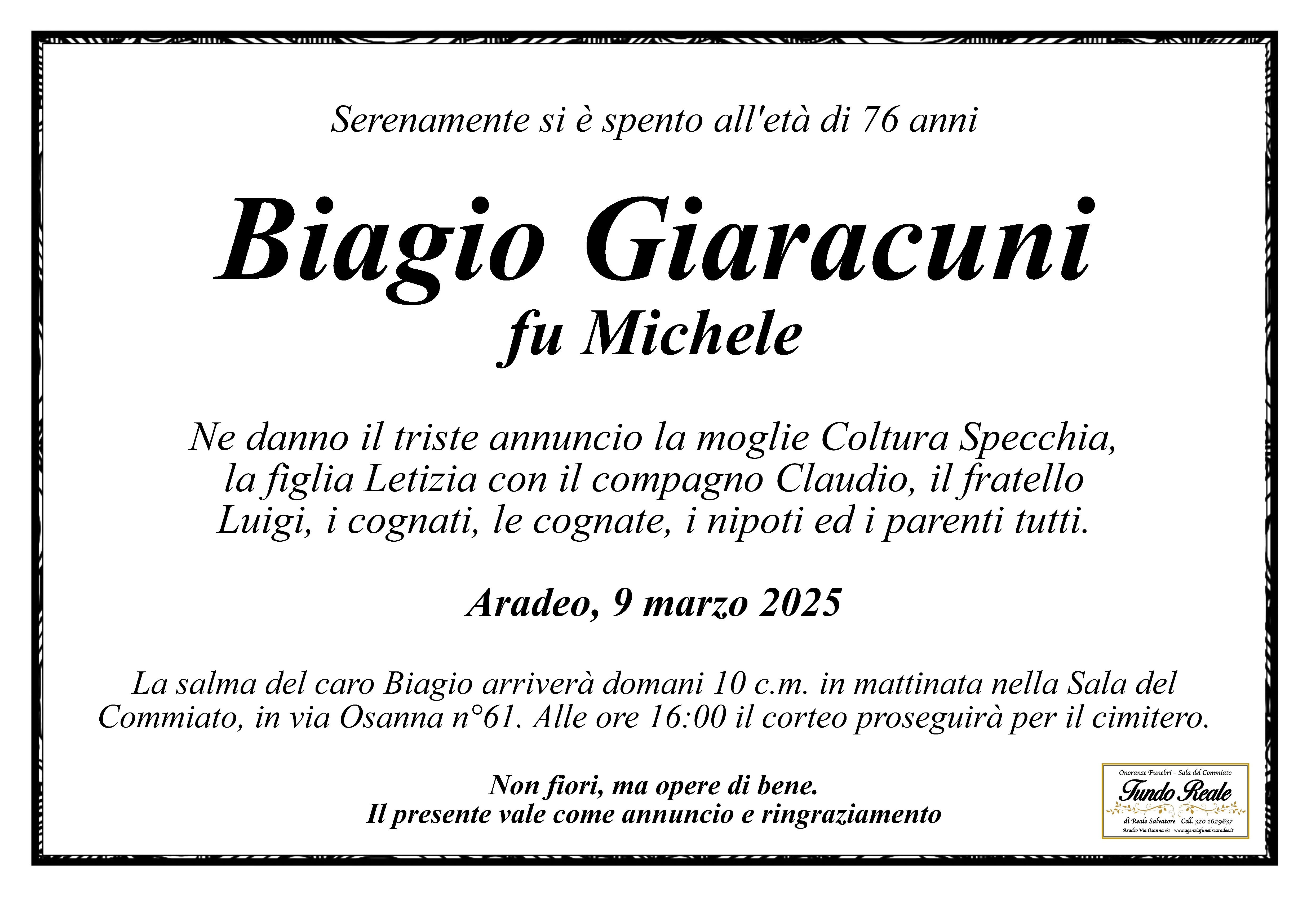 Giaracuni Biagio